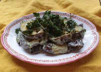 Aubergine sauce tahin