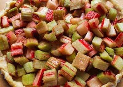 Tarte à la rhubarbe