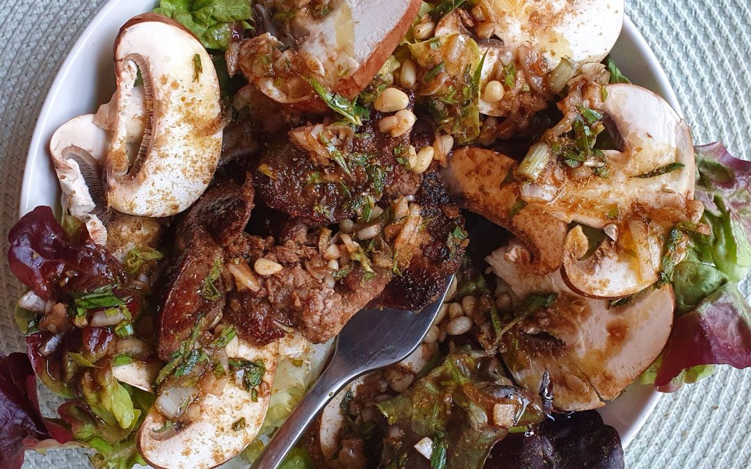 Salade de foies de volaille