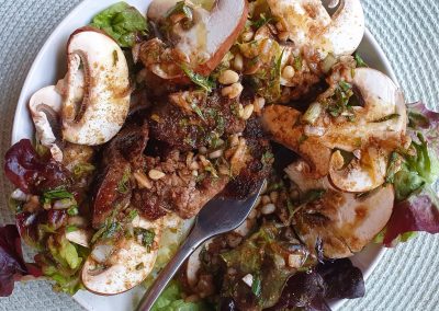 Salade de foies de volaille