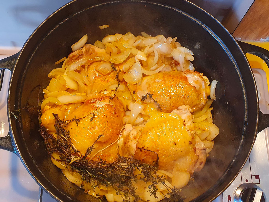 poulet-et-oignons