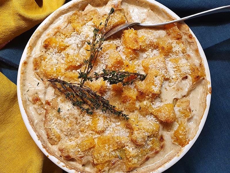 gratin de courge butternut