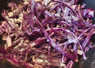 Chou rouge confit