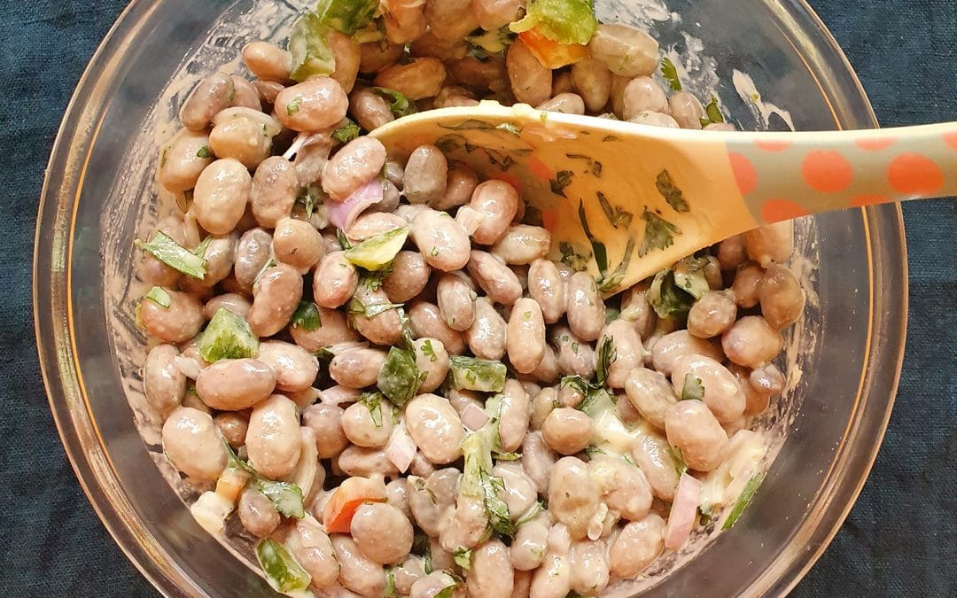 Haricots blancs en salade