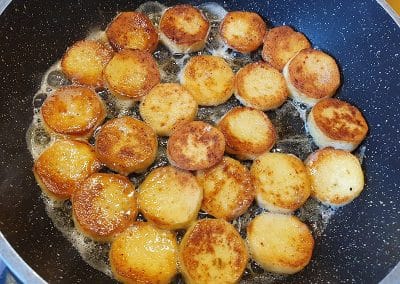Quenelles poêlées