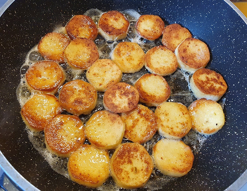 Quenelles poêlées